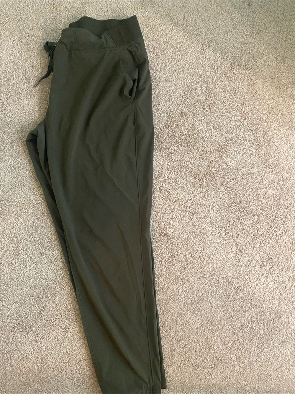 Athleta Olive Green Women's Track Joggers